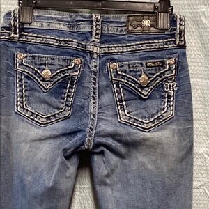 Miss Me Chloe size 27 Women's Denim Jeans with‎ Embellished Pockets boot cut